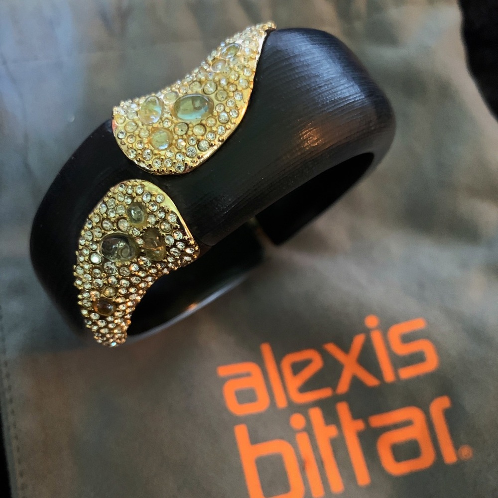 Alexis Bittar Black Gray Bracelet